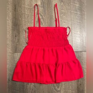 Vibrant Red top for Juniors NWT